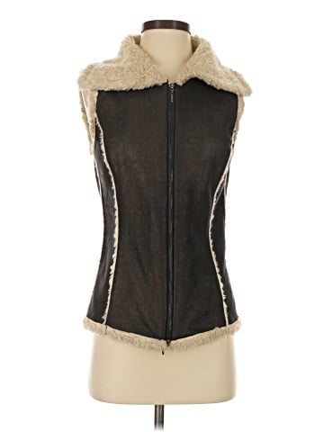 Dana Buchman Faux Fur Vest (view 1)