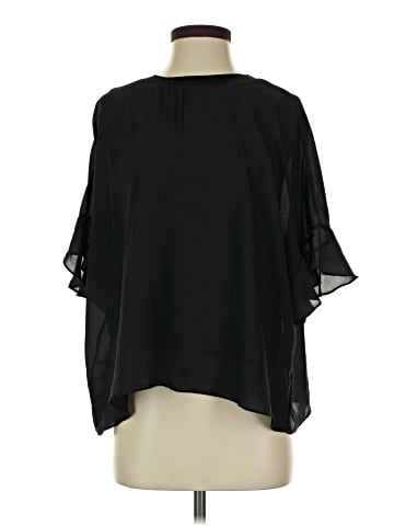 Green Envelope 3/4 Sleeve Blouse (view 1)