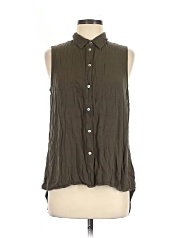 Fever Sleeveless Button-Down Shirt (view 1)