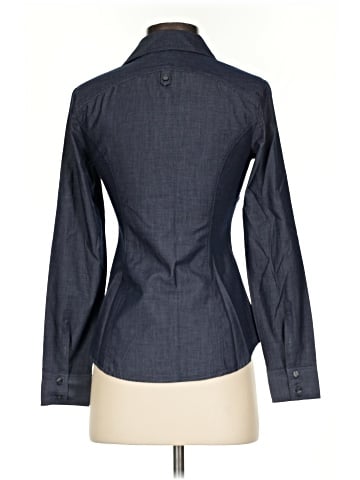Express Design Studio Long Sleeve Button-Down Shirt (view 2)