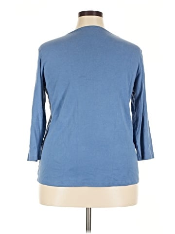 Basic Editions 3/4 Sleeve Top (view 2)