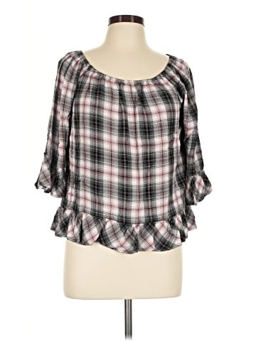 Faded Glory 3/4 Sleeve Blouse (view 1)