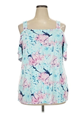 JM Collection Sleeveless Blouse (view 1)