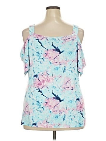 JM Collection Sleeveless Blouse (view 2)