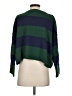Romwe Color Block Green Pullover Sweater Size 4 - photo 2