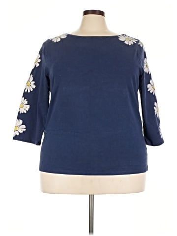 Talbots 3/4 Sleeve T-Shirt (view 1)