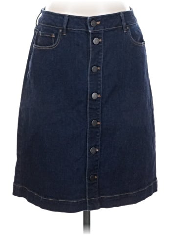 Ann Taylor Denim Skirt (view 1)