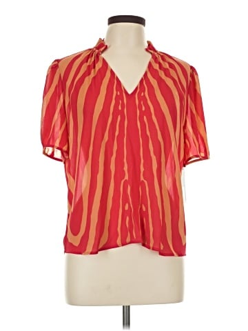 Worthington Short Sleeve Blouse (view 1)