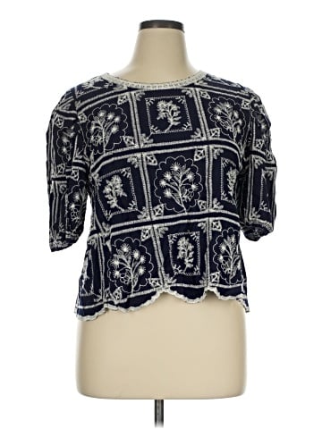 Solitaire Short Sleeve Blouse (view 1)