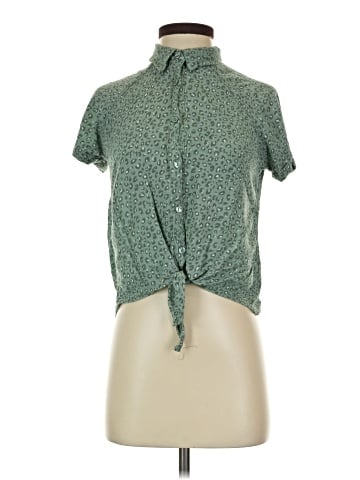 Pink Rose Short Sleeve Blouse (view 1)