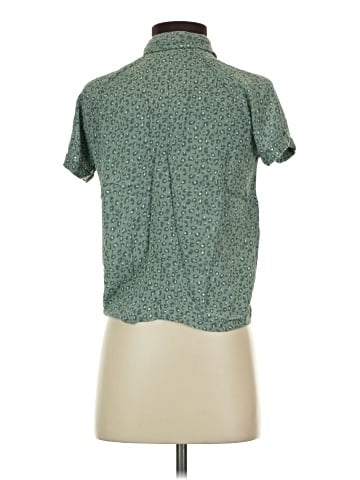 Pink Rose Short Sleeve Blouse (view 2)