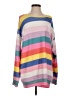 Wildfox Stripes Pink Pullover Sweater Size S - photo 1