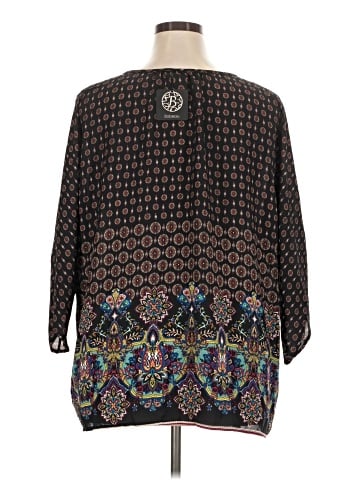 Bobeau 3/4 Sleeve Blouse (view 2)