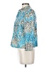 Jones Studio 100% Polyester Animal Print Blue Blazer Size 4 - photo 5
