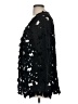 Hem & Thread 100% Polyester Black Kimono Size M - photo 5