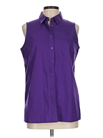 Coldwater Creek Sleeveless Button-Down Shirt (view 1)