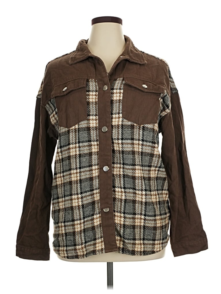 Pre-owned Btfbm Jacket In Brown