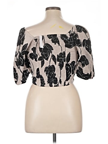 Ann Taylor Factory Short Sleeve Blouse (view 2)