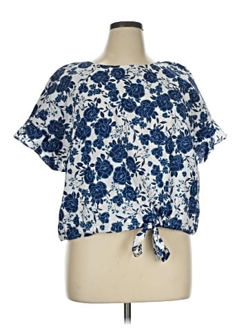 Talbots Short Sleeve Blouse (view 1)