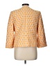 Kasper 100% Polyester Print Orange Blazer Size 10 - photo 2