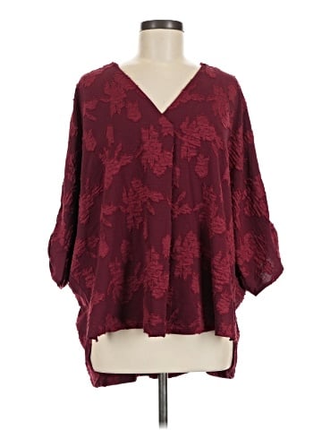 Umgee 3/4 Sleeve Blouse (view 1)