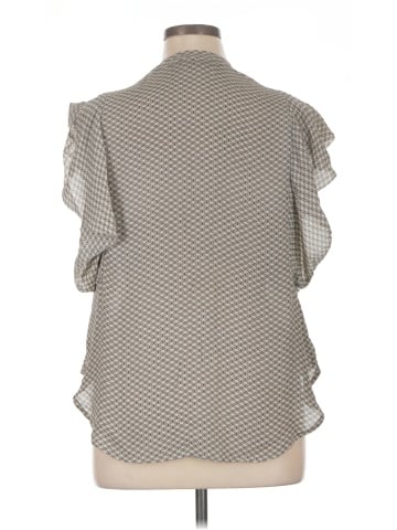 a.n.a. A New Approach Short Sleeve Blouse (view 2)