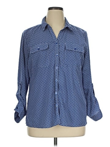 Notations Long Sleeve Blouse (view 1)