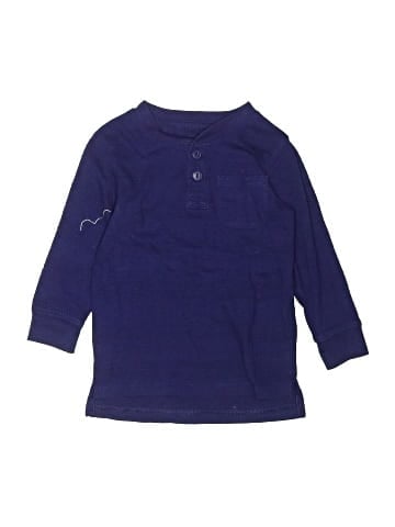Cat & Jack Long Sleeve Henley (view 1)