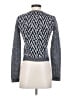 Theory 100% Wool Chevron-herringbone Blue Wool Pullover Sweater Size S (estimated) - photo 2