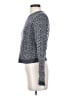 Theory 100% Wool Chevron-herringbone Blue Wool Pullover Sweater Size S (estimated) - photo 5