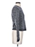 Theory 100% Wool Chevron-herringbone Blue Wool Pullover Sweater Size S (estimated) - photo 4