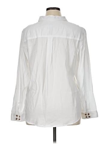 Chico's 3/4 Sleeve Button-Down Shirt (view 2)