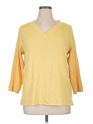 Chico's 3/4 Sleeve T-Shirt (view 1)