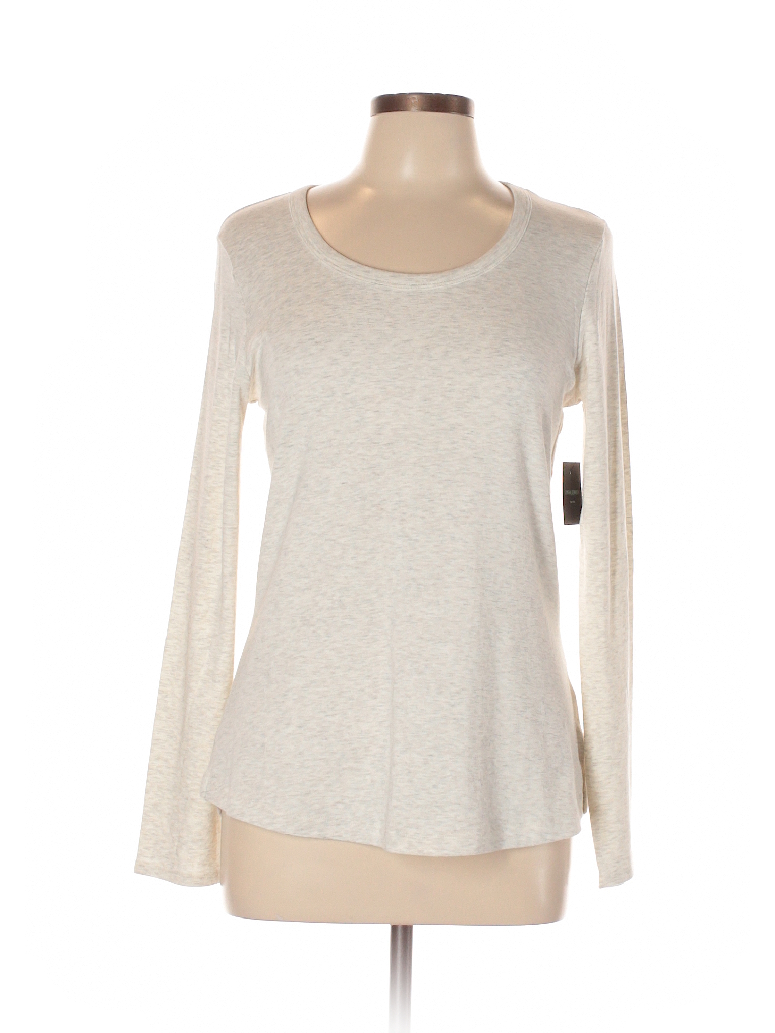 Cynthia Rowley TJX Solid Beige Long Sleeve T-Shirt Size L - 58% off ...