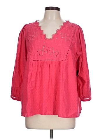 Crown & Ivy 3/4 Sleeve Blouse (view 1)