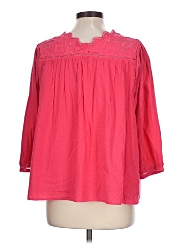 Crown & Ivy 3/4 Sleeve Blouse (view 2)