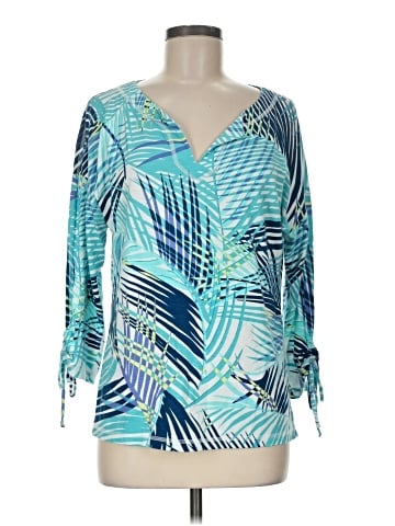 T by Talbots 3/4 Sleeve T-Shirt (view 1)