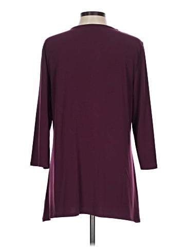 JM Collection 3/4 Sleeve Top (view 2)