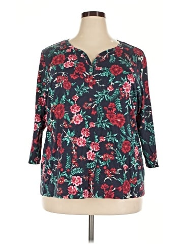 Karen Scott 3/4 Sleeve T-Shirt (view 1)