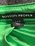 Boston Proper 100% Polyester Tweed Green Jacket Size 12 - photo 6