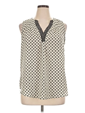 Skies Are Blue Sleeveless Blouse (view 1)