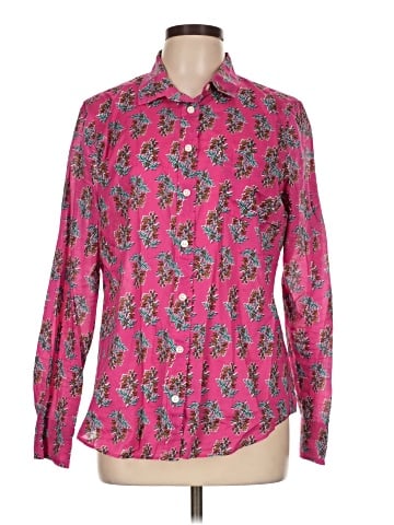 J.Crew Factory Store Long Sleeve Button-Down Shirt (view 1)