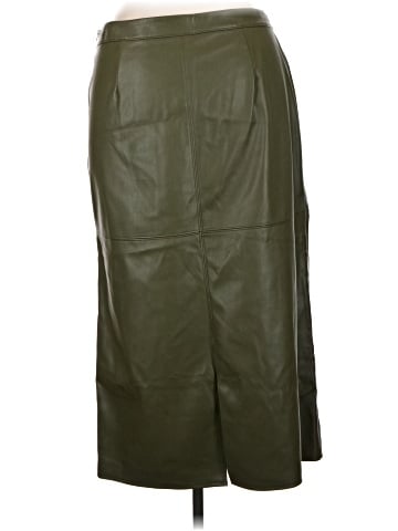 Worthington Faux Leather Skirt (view 2)
