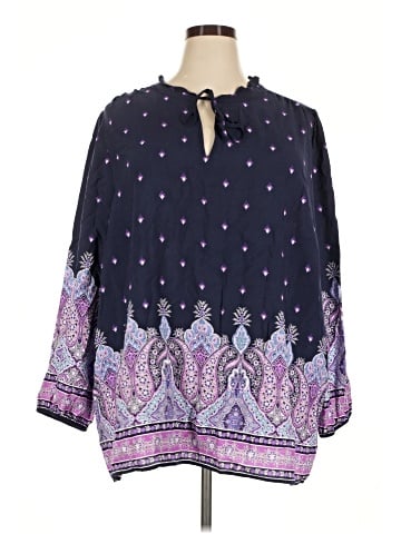 Lane Bryant 3/4 Sleeve Blouse (view 1)