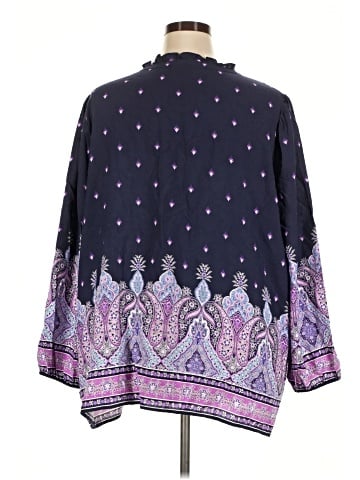 Lane Bryant 3/4 Sleeve Blouse (view 2)
