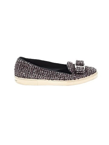Salvatore Ferragamo Tweed Sneaker Flats (view 1)