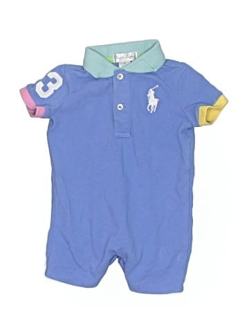 Ralph Lauren Short Sleeve Onesie (view 1)