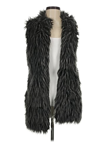 Adrianna Papell Faux Fur Vest (view 1)