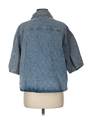 Missguided 3/4 Sleeve Button-Down Shirt (view 2)