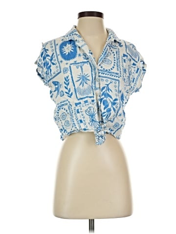 Calypso St. Barth Short Sleeve Blouse (view 1)